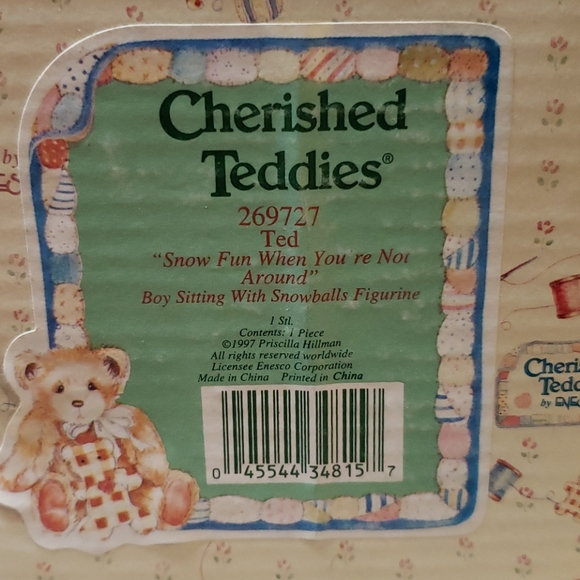 Cherished Teddies, Ted - Picture 6 of 7